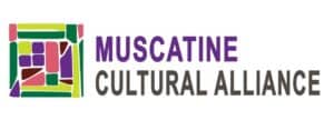 Muscatine Cultural Alliance words and logo